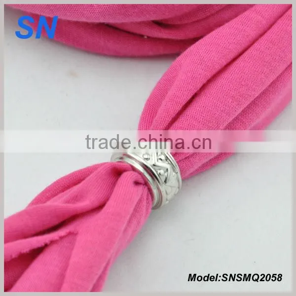 Hot Selling Polyester Alloy Jewelry Beads Pendant Scarf