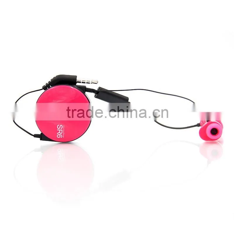 Durable In Use earphones Best In ear SR6 earbuds Top selling SR6 earphones