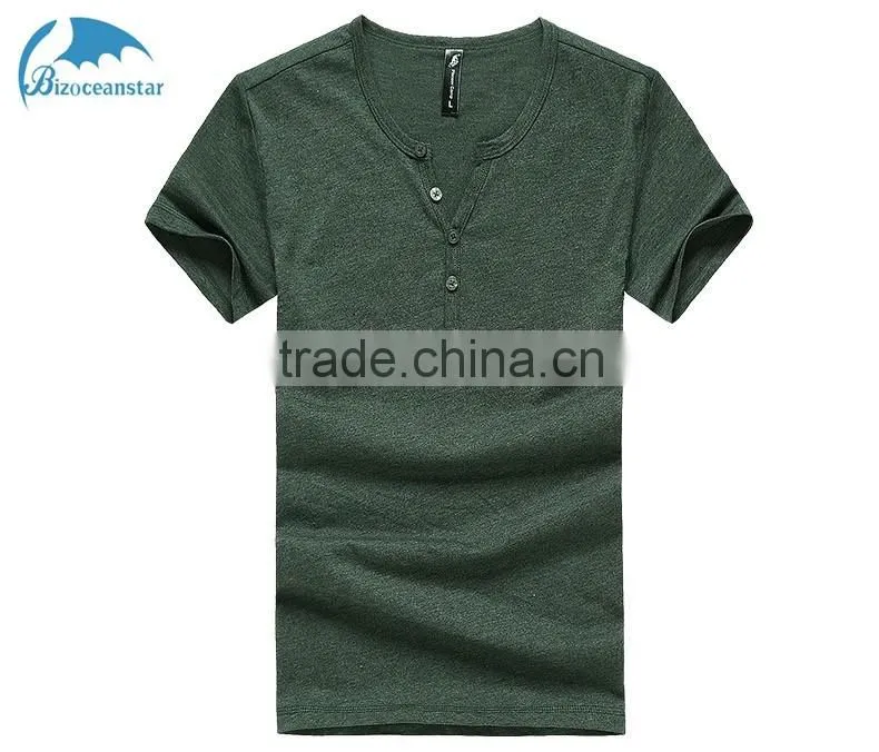 Plain T-shirt blank T-shirt high quality 100%cotton cheap fashion round neck T-shirt