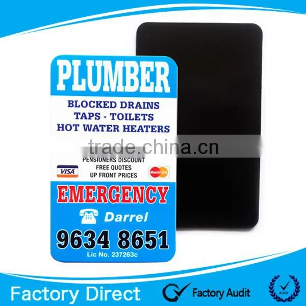 Promotion flat paper fridge magnet sticker