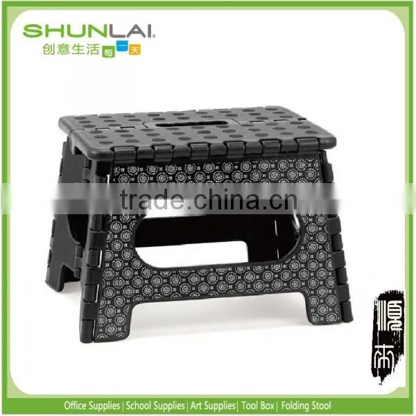Portable plastic folding stool for home use as seen on TV