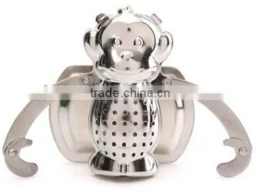 Owl shape stainlee steel tea infuser / tea strainer