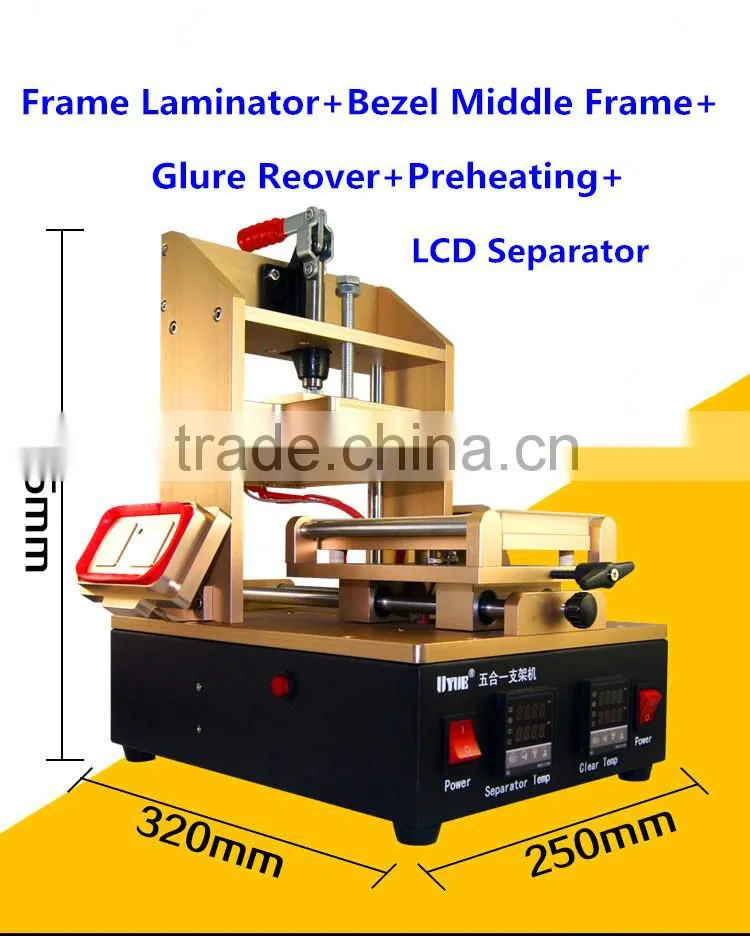 New Mobile Phone Repair Equipment For LCD Screen Separate +Frame Laminator Machine+Frame Separate+Remove Glue Machine