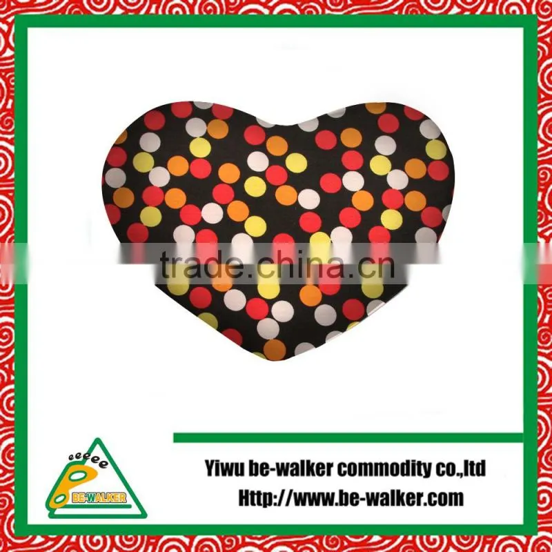 Bow Printing Heart Shape Cushion,Promotive Gift Cushion