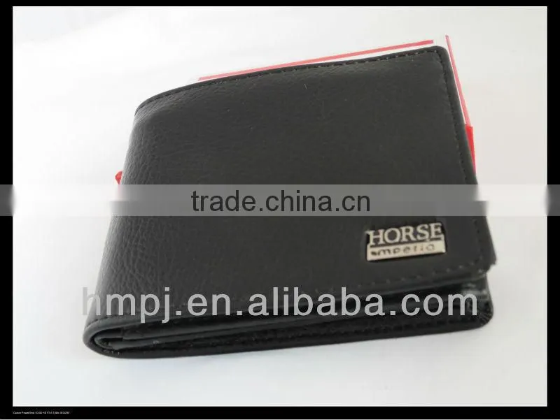 durable imperial police human leather wallet
