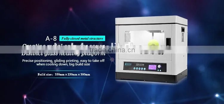 2015 updated metal frame imprimante 3d printer complete build 3d printing machine rapid prototype