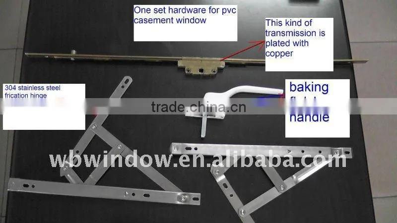 interior heat reflective glass pvc casement windows