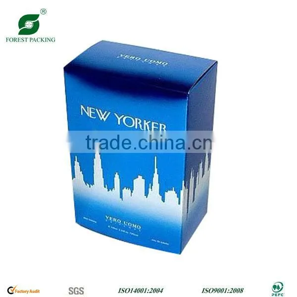 Holographic Hot Foil Stamp Cosmetics Packaging Box