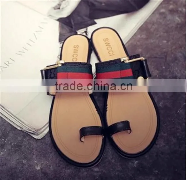 2016 Summer New Fashion Casual Hasp Flat Roman Sandals