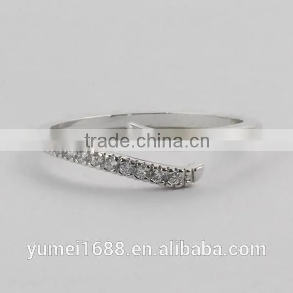 HOT SELLING!!! Newest Style Crystal single stone finger rings