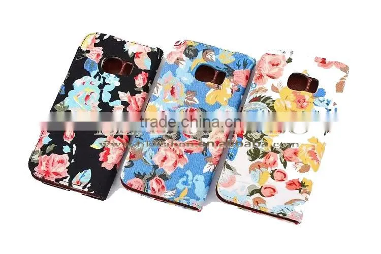 Wholesale Alibaba Leather Cell Phone Cover Case, For Samsung Galaxy S6 Wallet Leather Case