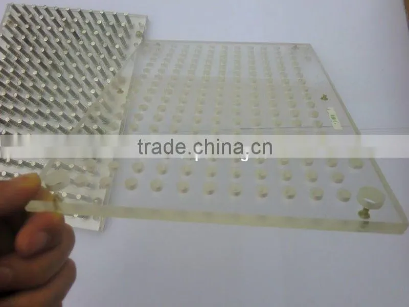 187 holes manual capsule filling machine + tamping tool size 00# capsule plastic sheet