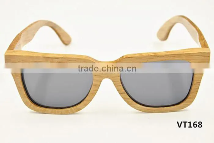 wholesale 2016 vintage UV400 lens design bamboo wooden polarized sunglasses Made in China