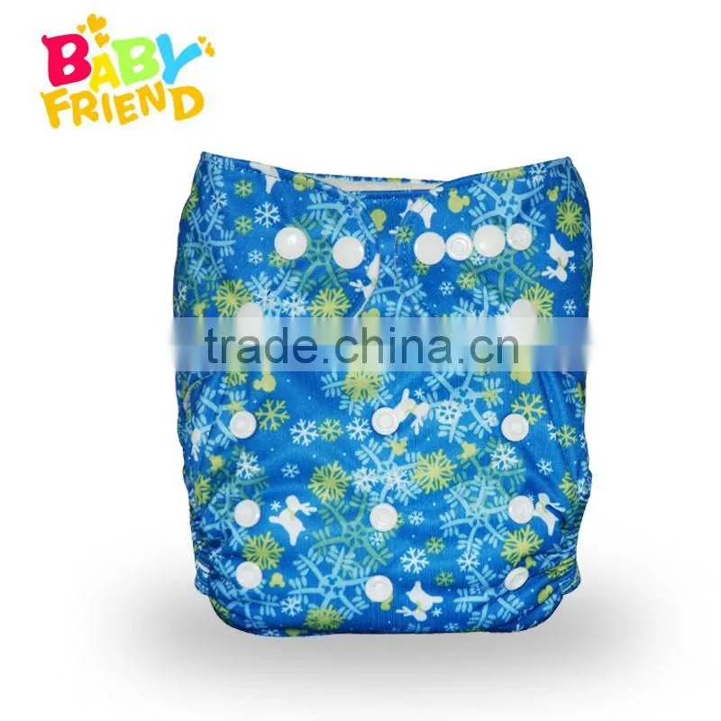 Babyfriend baby cloth diaper, Christmas prints