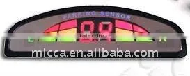 Wireless Car Parking Sensor, Sensores de Estacionamento Monitor LED and 4 Rear Sensors(PS363)