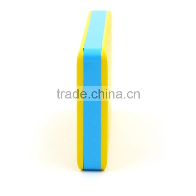 Ultra thin 8000mAh universal external portable power bank with LED charging display