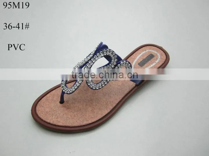 cheap and functional pvc foam shoe with brown sole