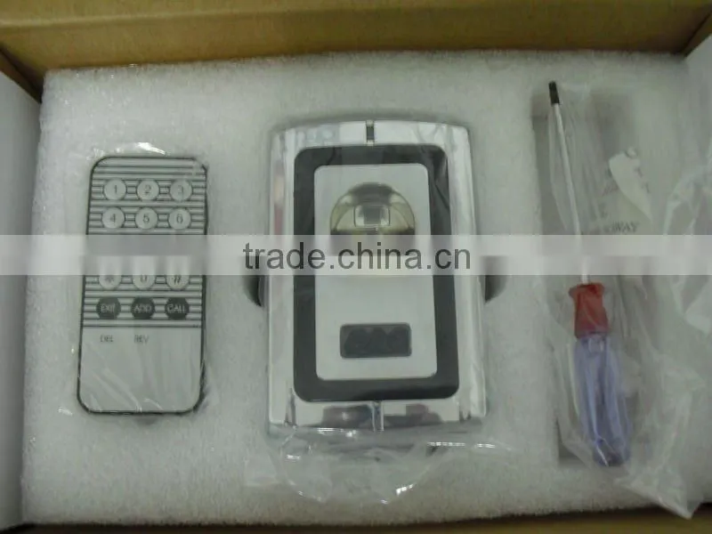Metal Shell Fingerprint Reader with IR Remote Control, Biometric Fingerprint Reader