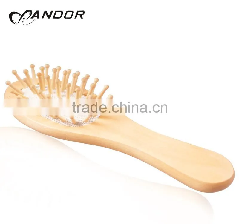 Massage wooden hair brush novelty wooden hair brush