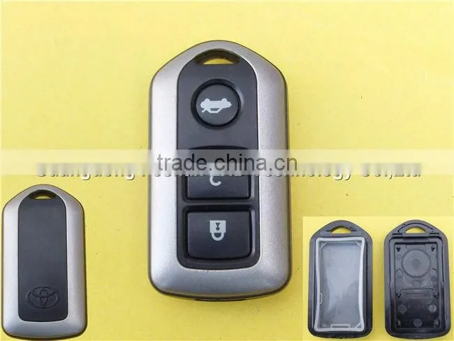 Toyota Yaris 3 buttons remote key shell key fob
