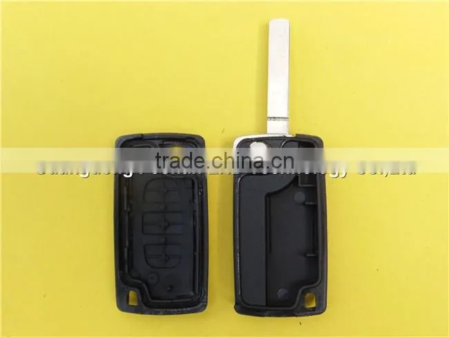 3 buttons remote flip folding car key for Peugeot 307 CE0523 no logo