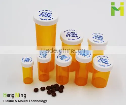child resistant pet plastic pp bottles