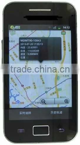 portable gps tracking with google map system