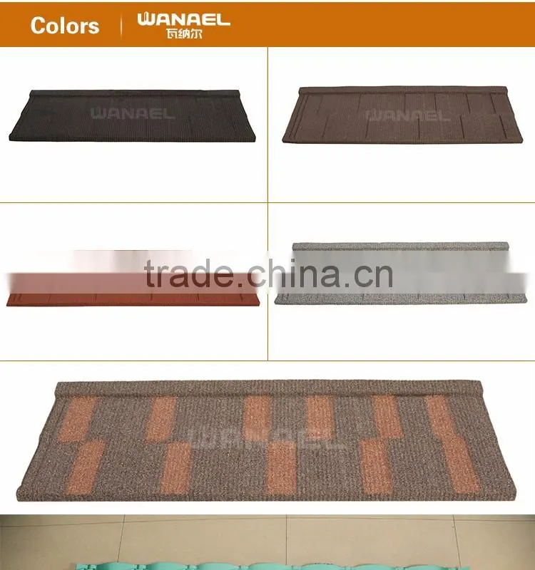 China products Wanael Shingle Solar Red Roofing Material Asphalt Shingles
