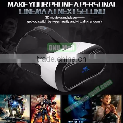 Amazon New Arrival 5.0 inch WiFi Bluetooth 3D VR Virtual Reality Box, Support Android 5.1 VR Helmet
