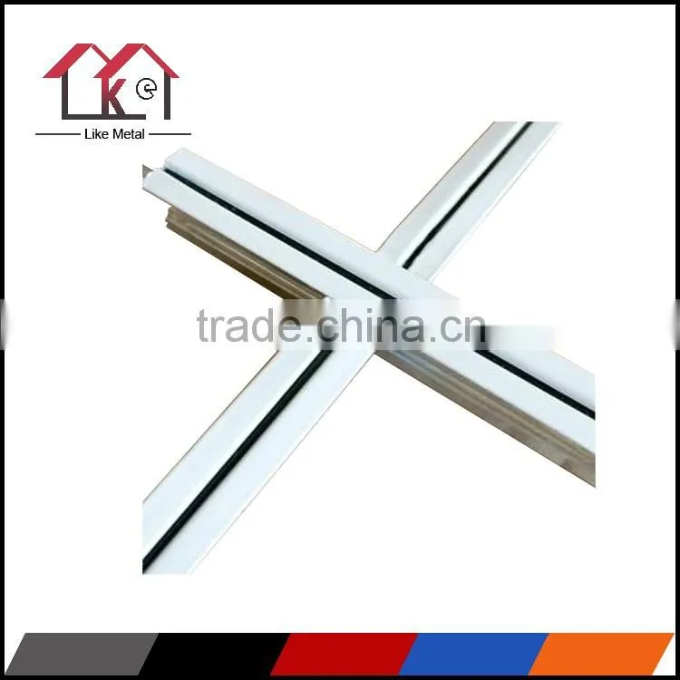 T bar suspended ceiling T grid / galvanized steel drywall furring channel with low price