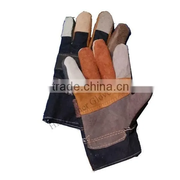 cow grain furniture leather safety glove