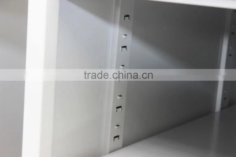 High quality cheap stainless steel double sided office desk with drawers