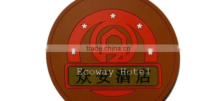 hotel high quality custom round recycled rubber drink coasters