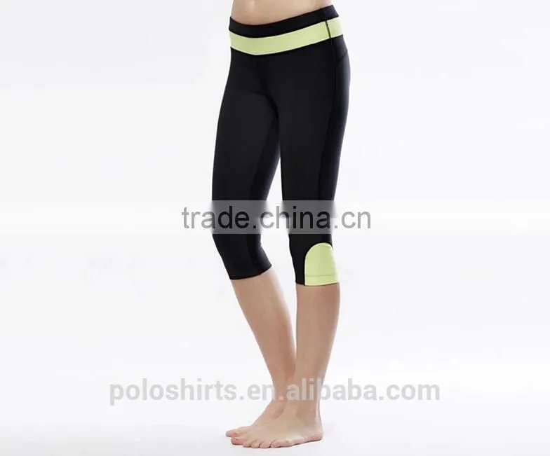 Ladies 87% Polyester 13% Spandex Running Wear Dri-Fit Gym Pants for Women