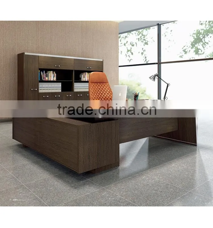 latest design office furniture freestanding office desk with returned desk