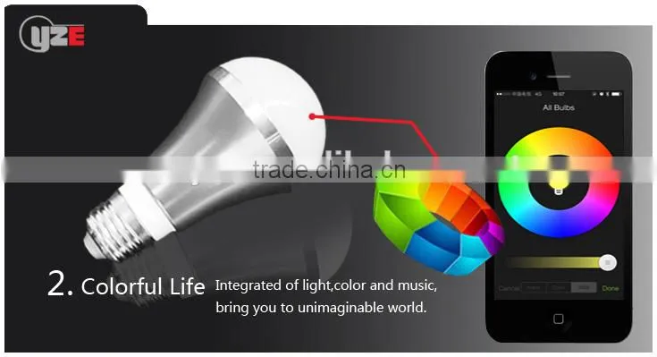 china high quality 5W LED bulb light E27 100v to 240v , china led bulb