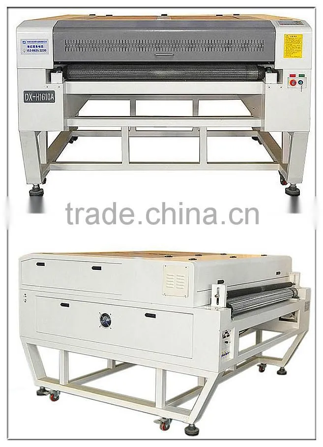 1600 * 1000mm auto feeding leather Laser cutting machine