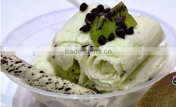 Stainless steel body speed cooling stir fry ice cream machine/ice cream making machine