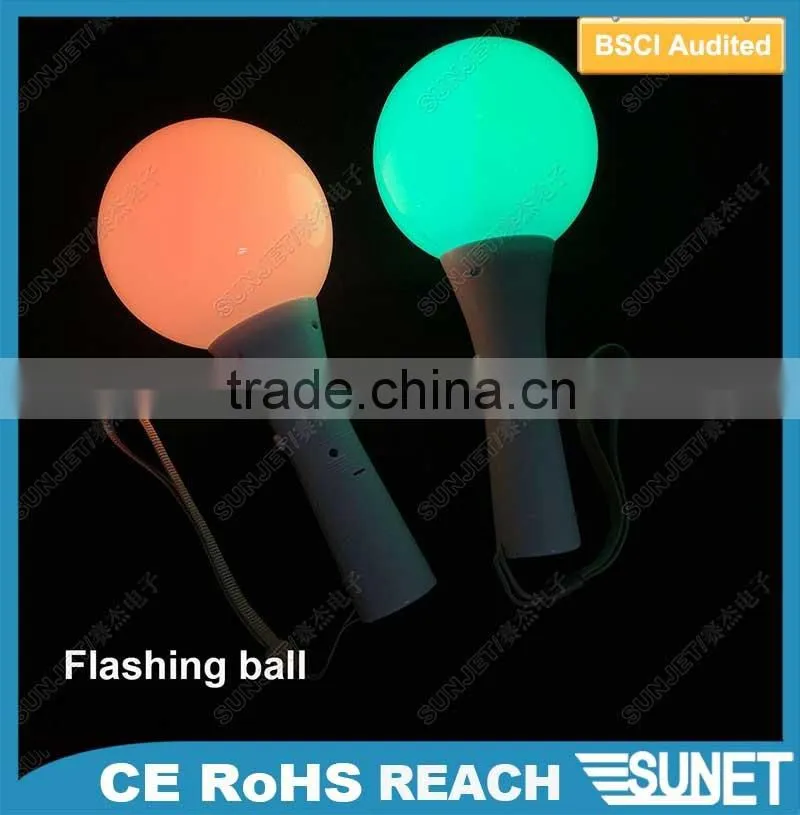 2016 Hot Selling Blinking Changes Flashing Rotating Ball Stick