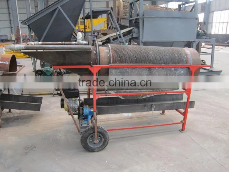 30 ton/h portable gold trommel