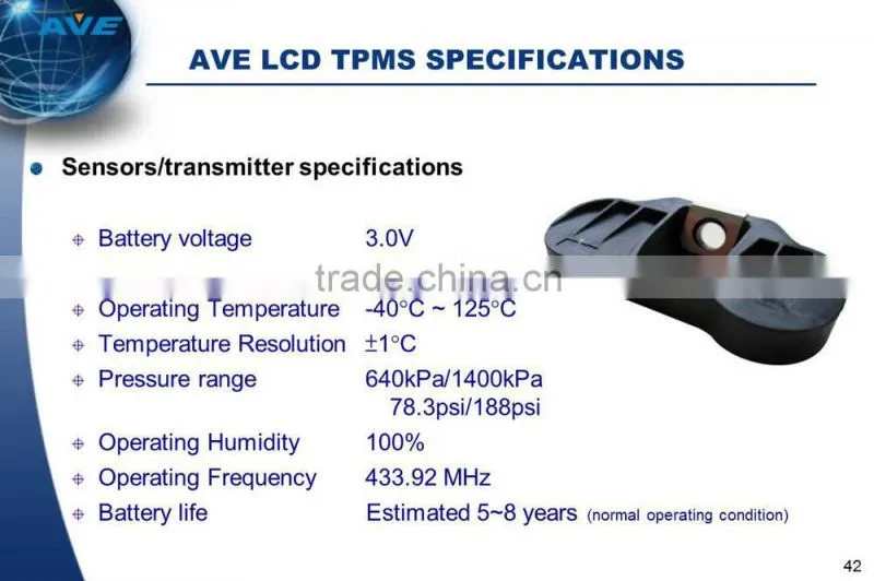 AVE TPMS Sensor Setup Tool LF Remote Control best TPMS sensor