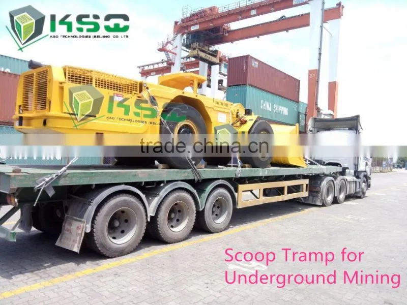 RL-1One CBM cubic meters bucket Underground Mining Equipment Scoop Tram