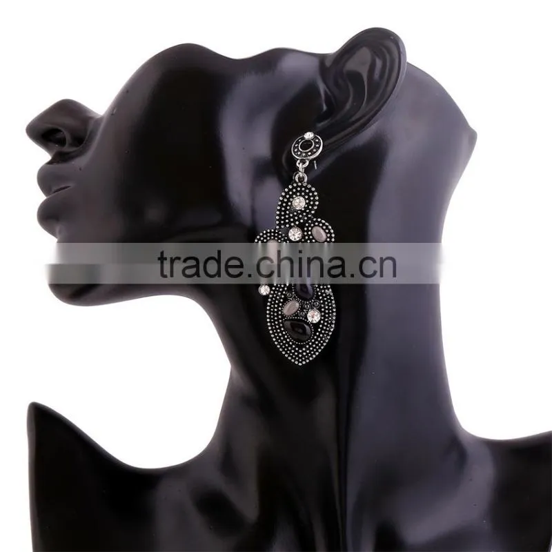 Wholesale best quality imitation gemstone jewelry water drop earrings