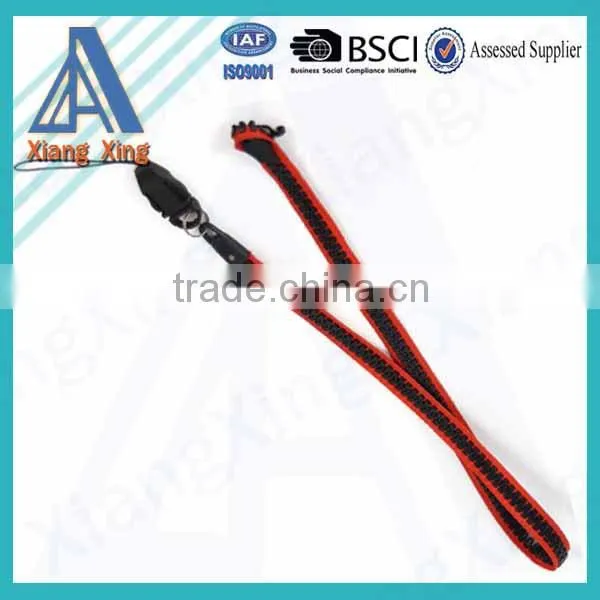 Customized logo cheap plastic diy promotional zipper lanyard