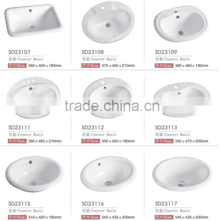 hot sale american standard undermount sinks size