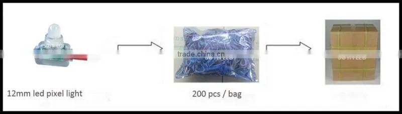 12mm full color leds pixel light sm16716