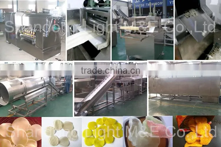Full Automatic Frying Complex Lays Potato Chips Production Line