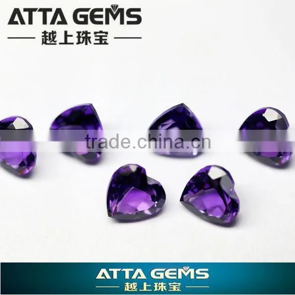 Semi precious stone created amethyst
