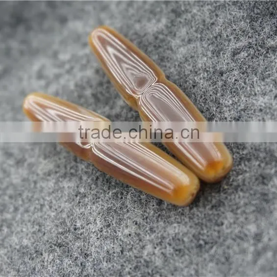 RESIN ONE HOLE CAFE TOGGLE BUTTON FOR GARMENT ACCESSORIES