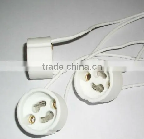 ceramic materials gu10 socket CE quality